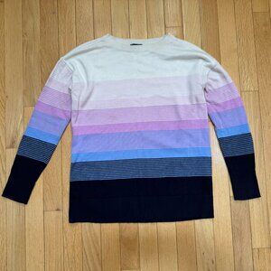 Talbots Petite Striped Knit Sweater – Size P – Multicolor